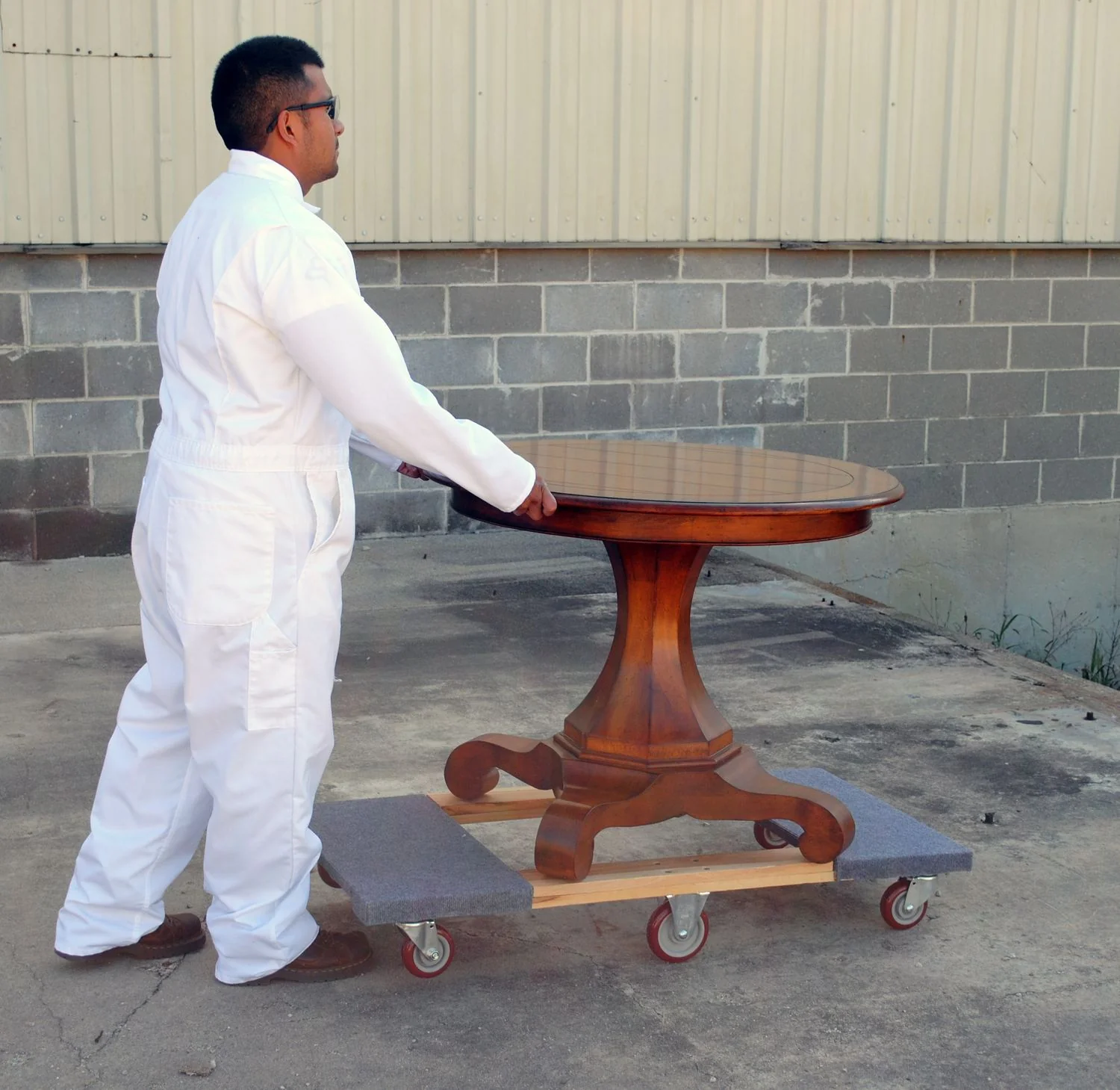 Vestil Manufacturing Corp Six-Wheel Wooden Mover Dollies - Image 2