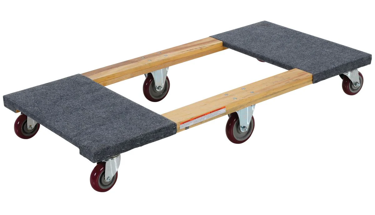 Vestil Manufacturing Corp Six-Wheel Wooden Mover Dollies - Image 6