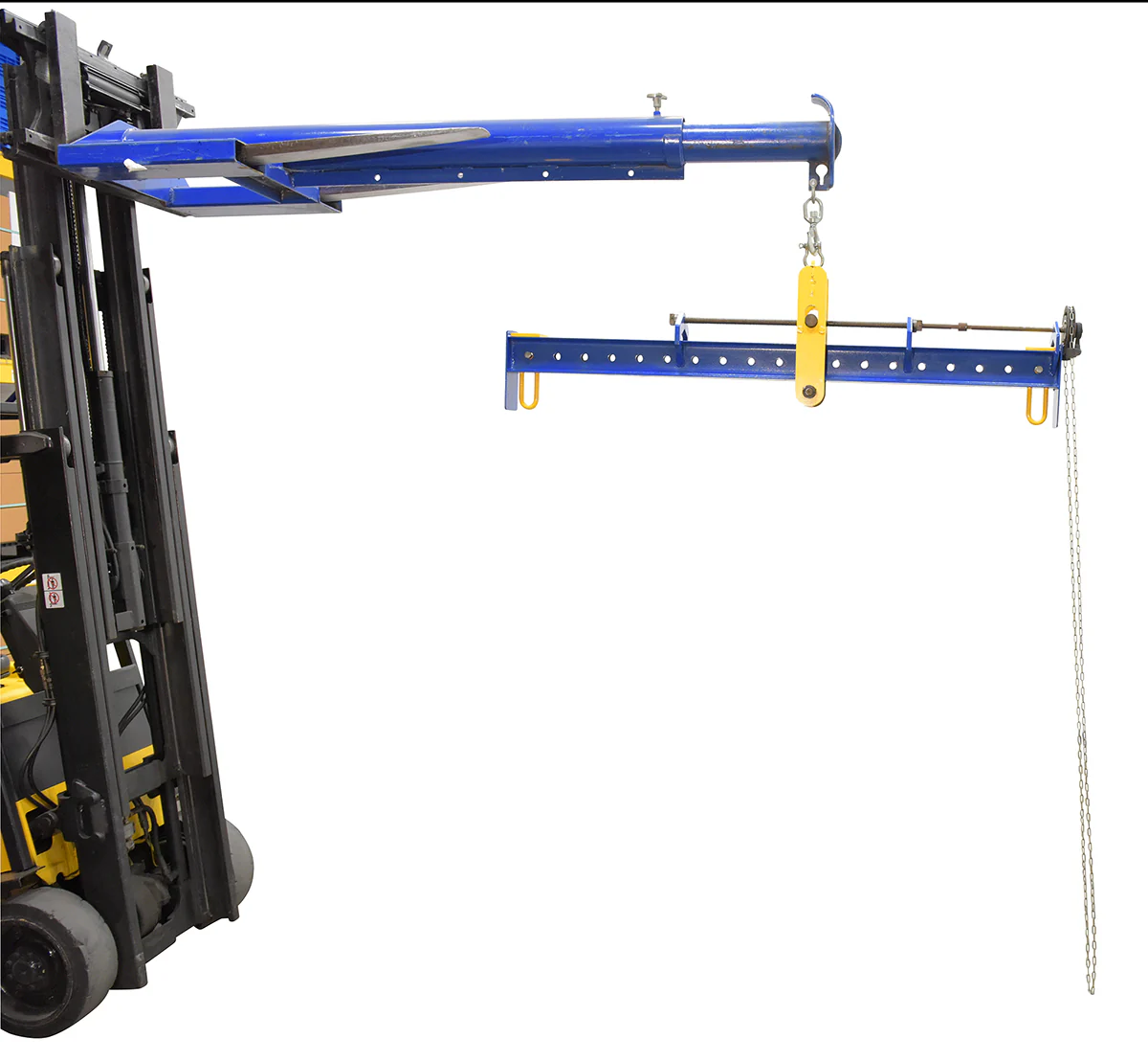 Vestil Manufacturing Corp Spreader Beam With Adjustable Hand Chain Crank Bail - Image 4