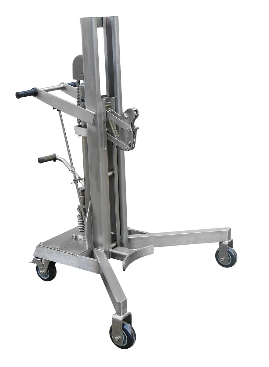 Vestil Manufacturing Corp Stainless Steel Drum Lifter/Transporter - Image 2