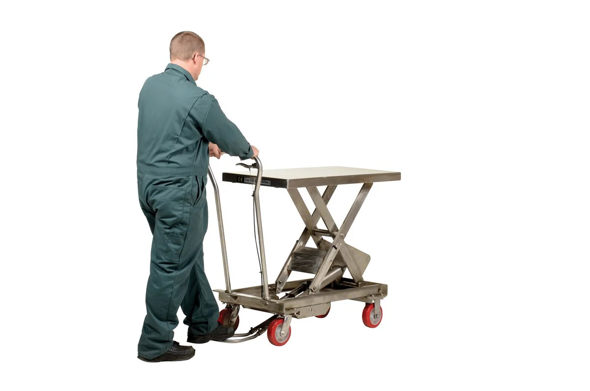 Vestil Manufacturing Corp Stainless Steel Scissor Carts - Image 4