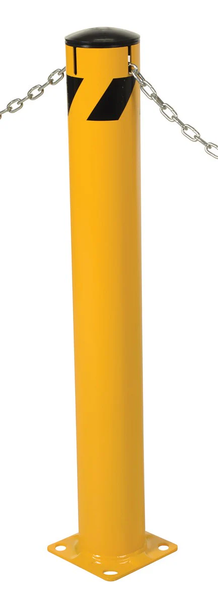 Vestil Manufacturing Corp Steel Pipe Bollard with Chain Slots