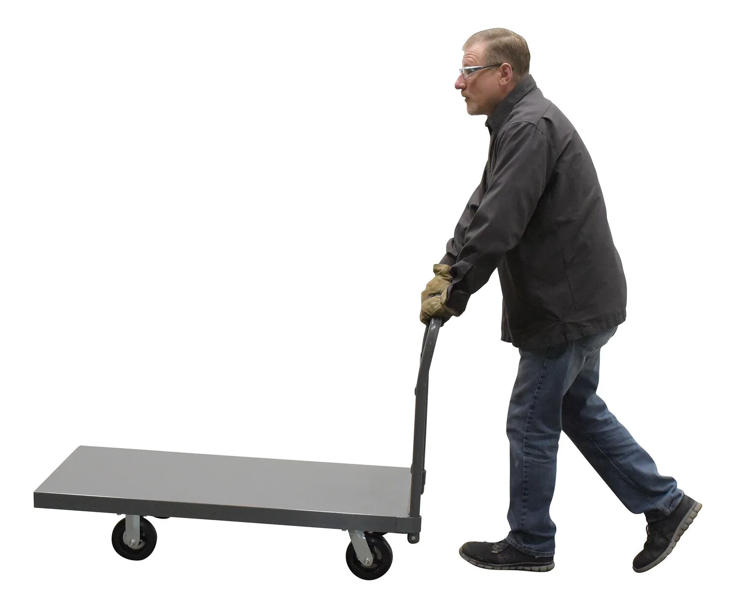 Vestil Manufacturing Corp Steel Platform Truck (Smooth or Treadplate) - Image 7