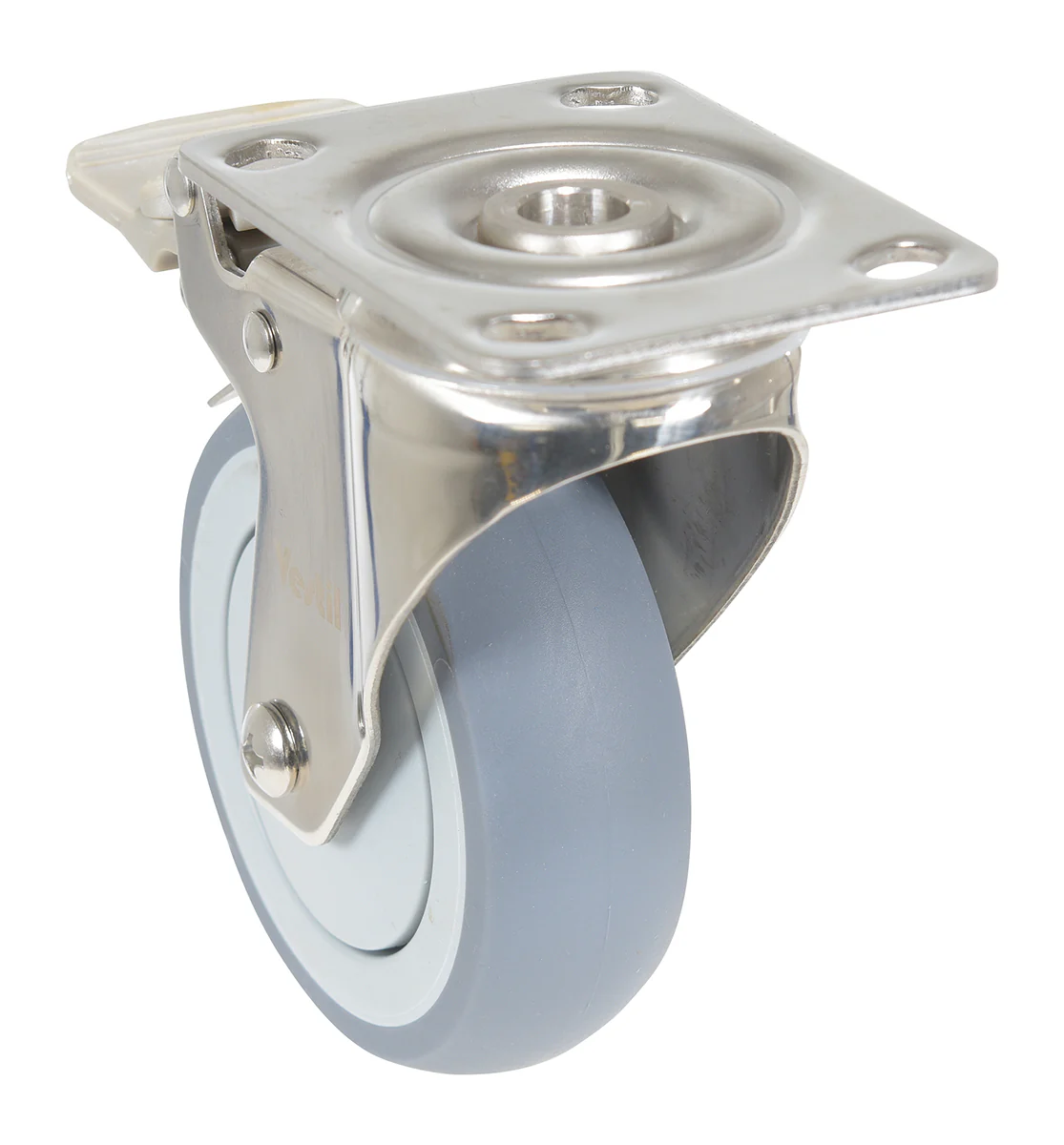 Vestil Manufacturing Corp TPR(Thermoplastic Rubber) On Stainless Steel Casters - Image 2