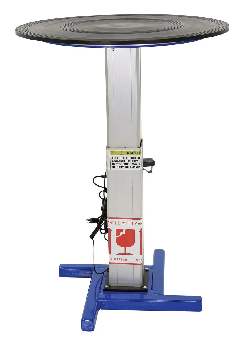 Vestil Manufacturing Corp Turntables with Powered Height Adjustment